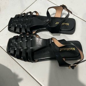Maxmuxum flat braided sandals women’s 9.5